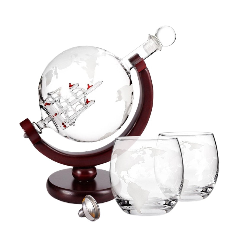 Creative Globe Decanter Set