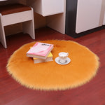 Plush Round Carpet