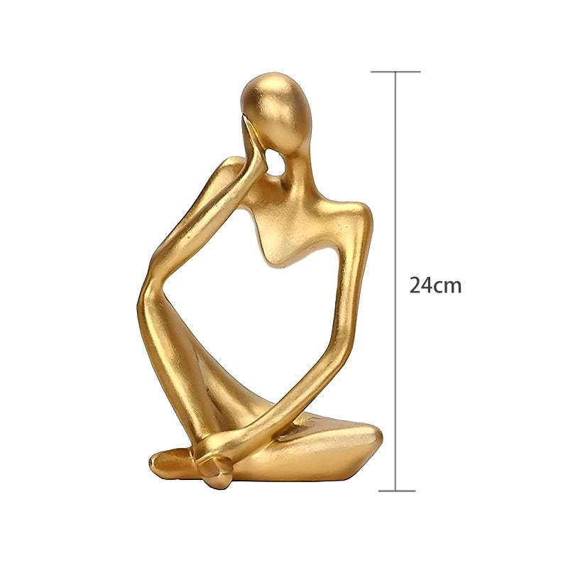 Modern Art Thinker Statue Resin Sculpture