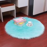 Plush Round Carpet