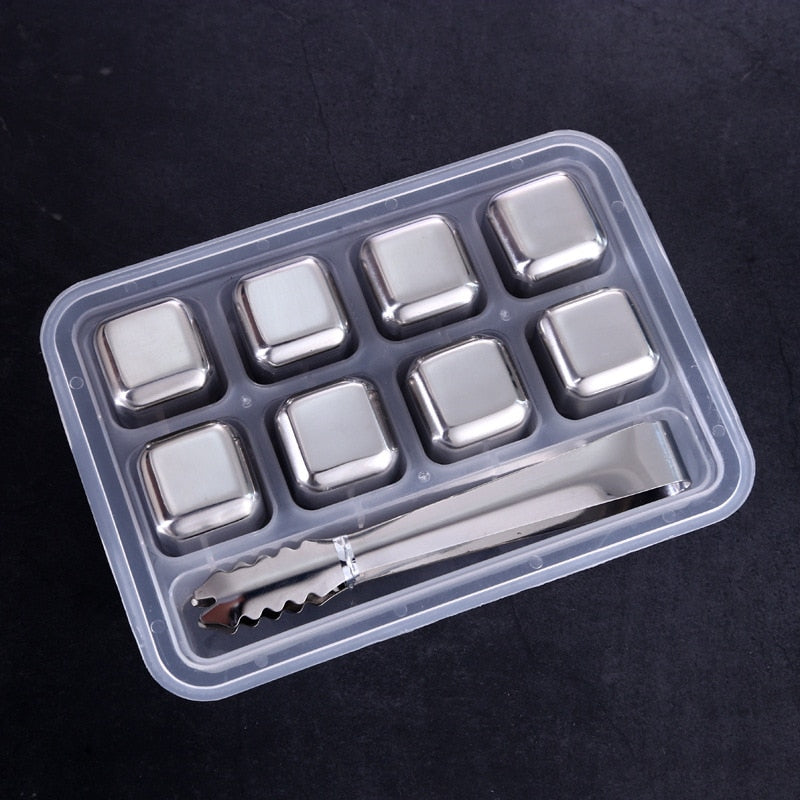 Stainless Steel Whisky Ice Cubes Stone