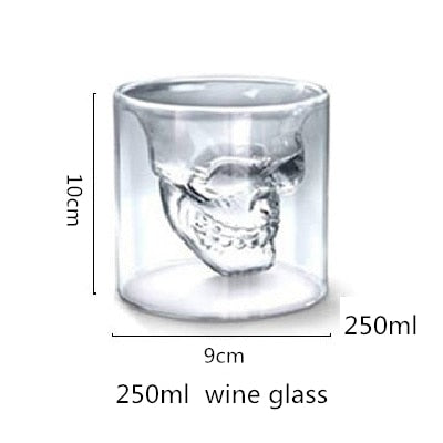 Classical Skull Shape Crystal Glass