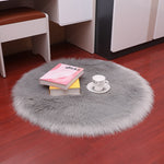 Plush Round Carpet