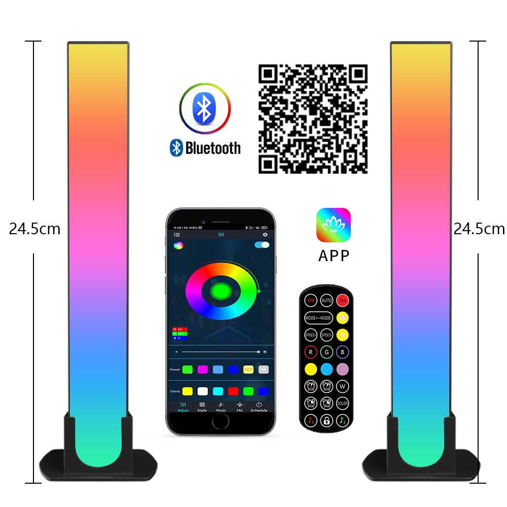 LED Floor Lamp with Remote Control