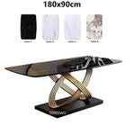 Italian Luxury Modern Marble Dining Table Set