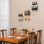 Wall Mount Wine Glass Hanging Frame