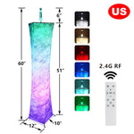 Minimalist Design Fabric Shade LED Floor Lamp