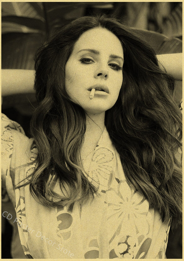 Singer Lana Del Rey Poster