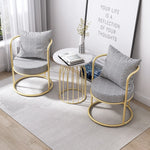 Unique Back Support Chairs with Gold Legs