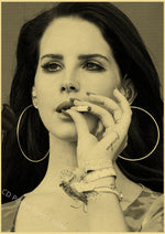 Singer Lana Del Rey Poster