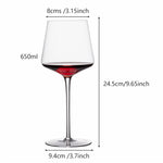 2pcs Lead-Free Wine Glass