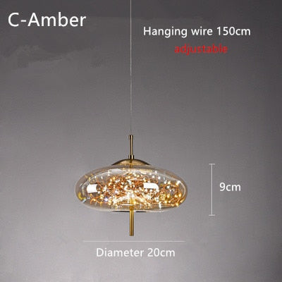 Full Of Star Luxury Long Line Pendant Light