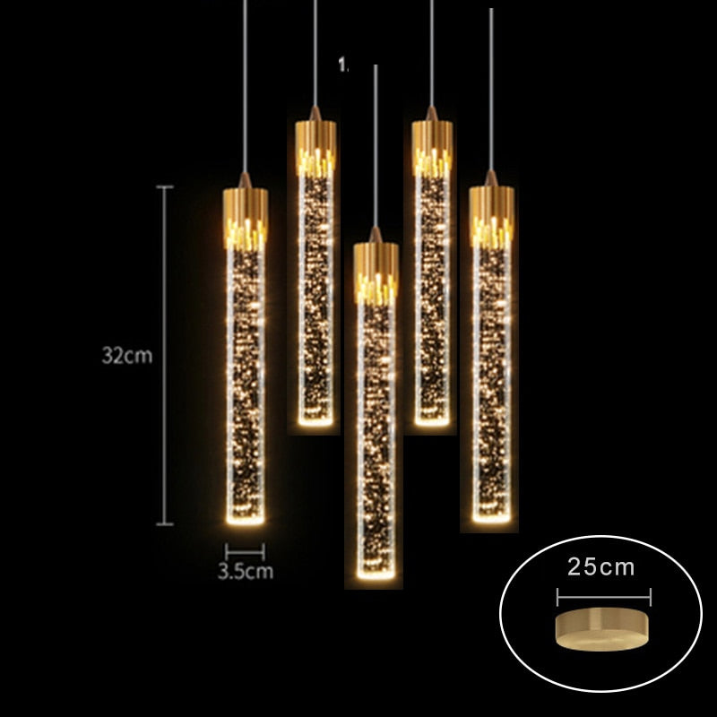 Modern Luxury Crystal Pendant Lamp