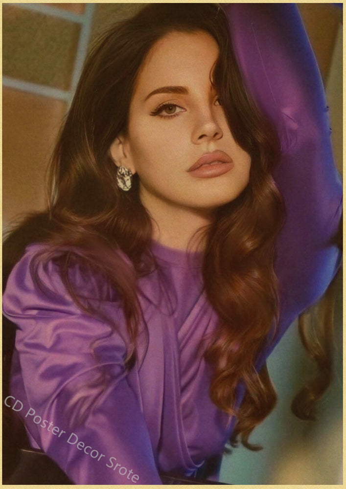 Singer Lana Del Rey Poster