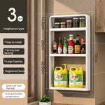 Punch-free Wall-mounted Bathroom Organizer