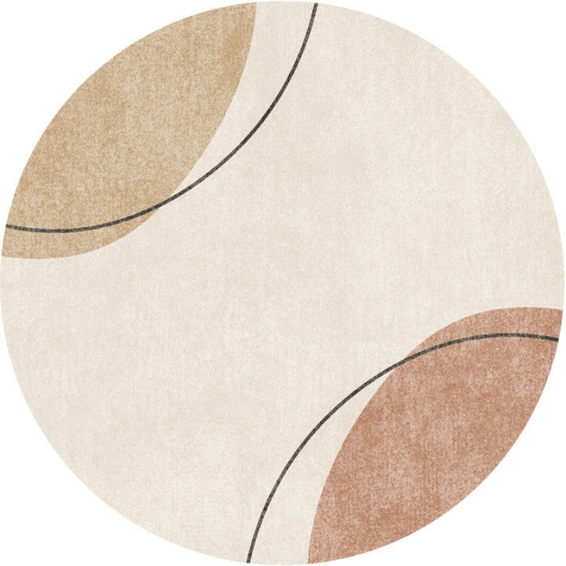 Modern Light Luxury Round Carpet