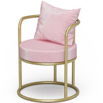 Unique Back Support Chairs with Gold Legs