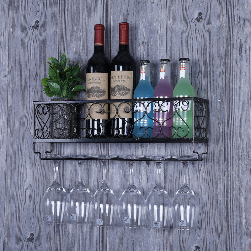 Wall Mount Wine Glass Hanging Frame