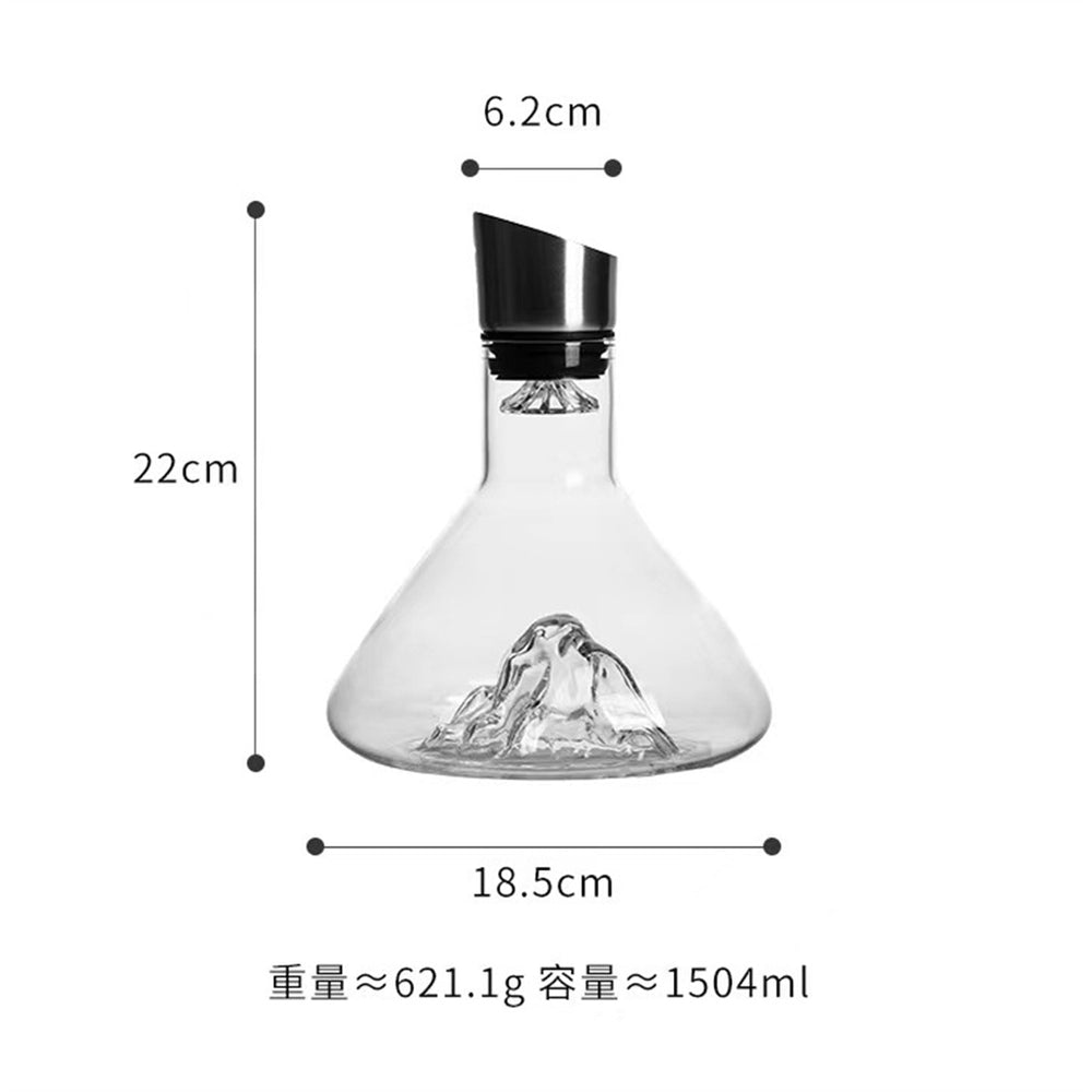 1500ML Whisky Wine Handmade Crystal Decanter