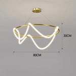 Post-Modern Abstract Shape Chandelier