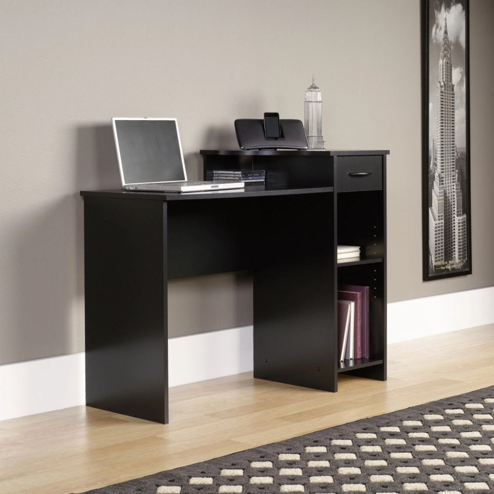 Blackwood Finish Desk with Easy-glide Drawer