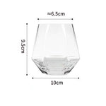 1PC Creative Diamond Hexagonal Wine Cup Glass