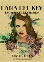 Singer Lana Del Rey Poster