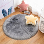 Plush Round Carpet