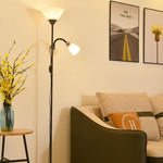 Stylish LED Modern Floor Lamp with Table