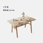 Wood Mobile Dining Table Set