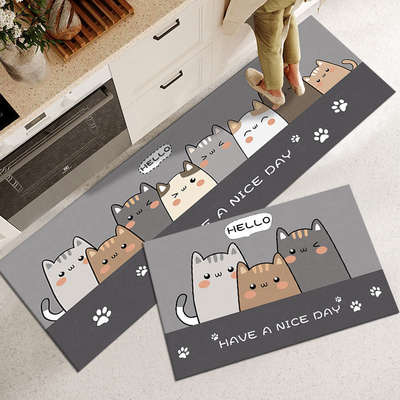 Washable Non-Slip Kitchen Floor Mat