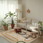 Modern Minimalist Abstract Line Carpet