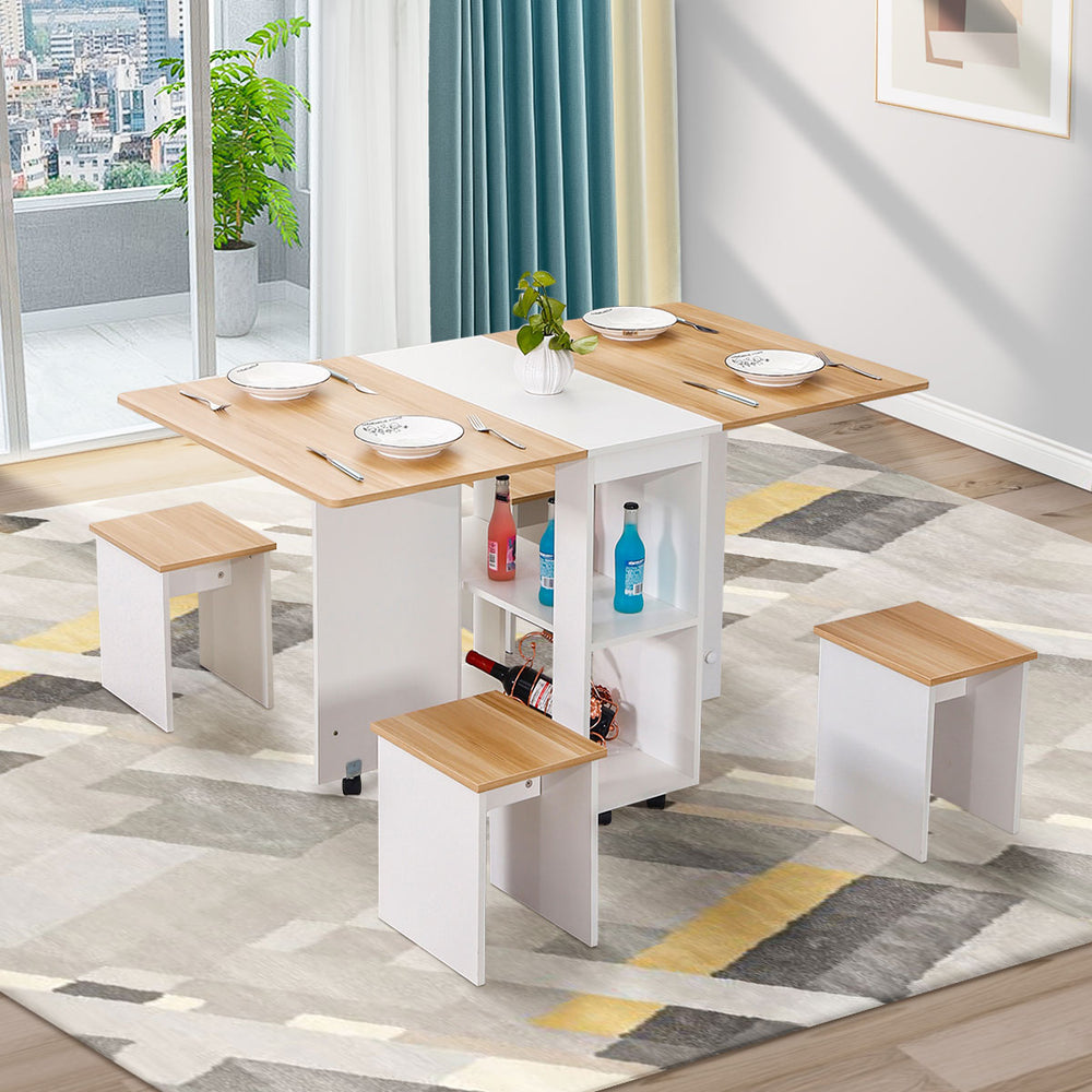 Folding Dining Table Set