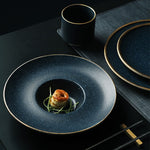 Gold Edge Ceramic Plate