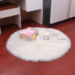 Plush Round Carpet