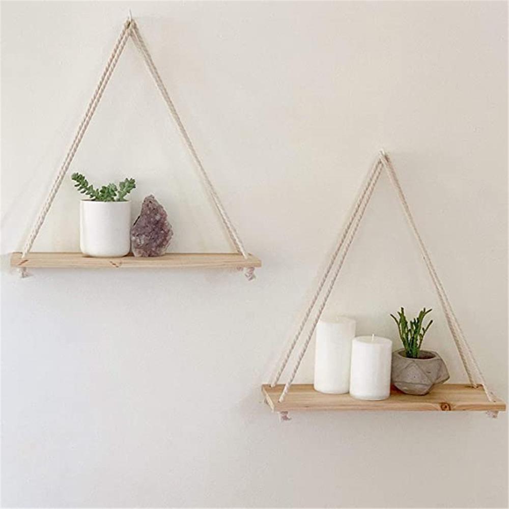 Premium Wood Swing Floating Shelves