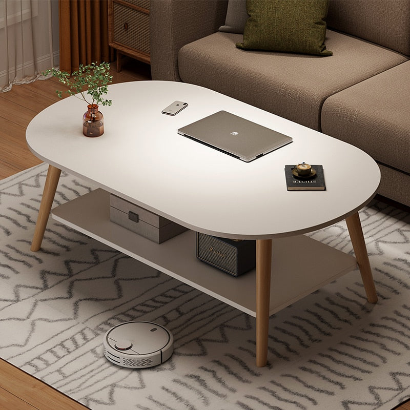 Modern Minimalist Wooden Coffee Table