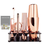 Premium Cocktail Shaker Set in Copper