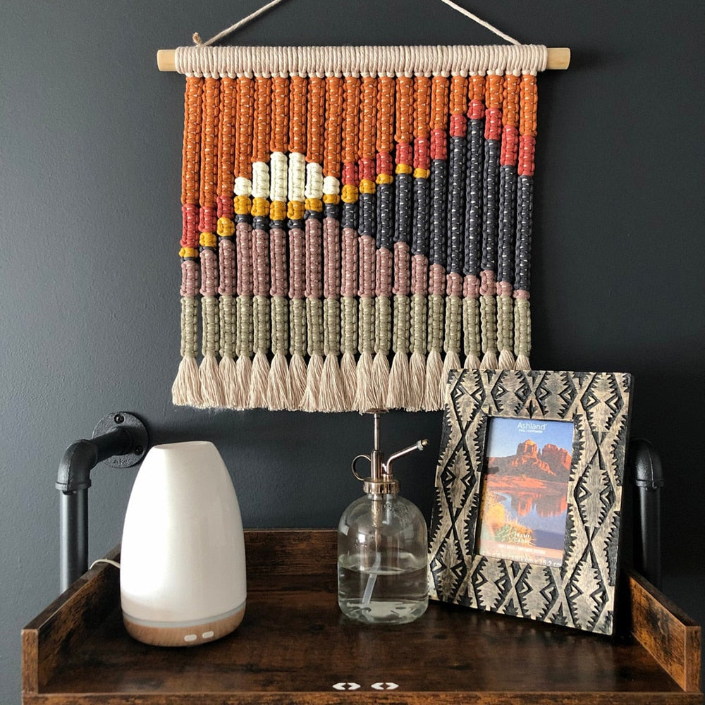 Creative Hand Woven Bohemian Tapestry Boho Wall Hanging